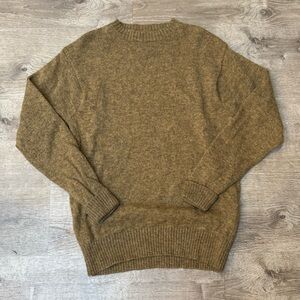 Men's 100% Shetland Wool Sweater Large